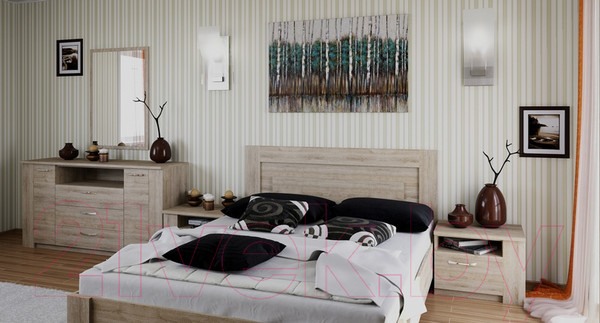 Изображение товара Двуспальная кровать MySTAR Вирджиния 100.1804 (бонифаций)