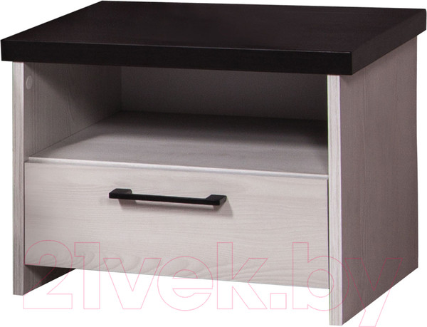 Изображение товара Прикроватная тумба MySTAR Монтана 112.03 (ясень снежный/дуб ниагара)