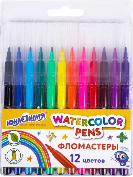 Изображение товара Фломастеры Юнландия Классные! / 152478 (12цв)