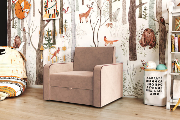 Изображение товара Кресло-кровать Bravo Мебель Марлин 800 Стандарт 1 вариант (пудра/винный)