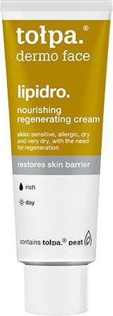 Изображение товара Крем для лица Tolpa Dermo Face Lipidrio питательный и регенерирующий дневной (40мл)