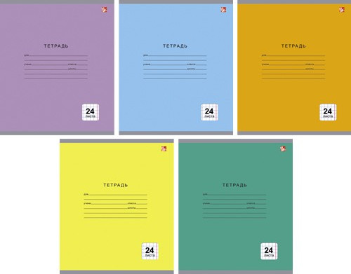 Изображение товара Тетрадь Listoff Однотонная серия / ТК245002 (24л)