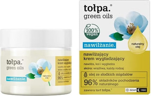 Изображение товара Крем для лица Tolpa Green Oils увлажняющий разглаживающий (50мл)