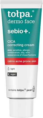Изображение товара Крем для лица Tolpa Dermo Face Sebio+ Cica корректирующий (40мл)