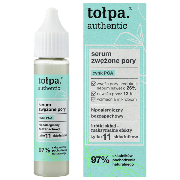 Изображение товара Сыворотка для лица Tolpa Authentic для сужения пор (20мл)