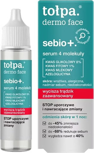Изображение товара Сыворотка для лица Tolpa Dermo Face Sebio Max Effect 4-молекульная (20мл)