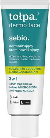 Изображение товара Крем для лица Tolpa Dermo Face Sebio нормализующий увлажняющий (40мл)