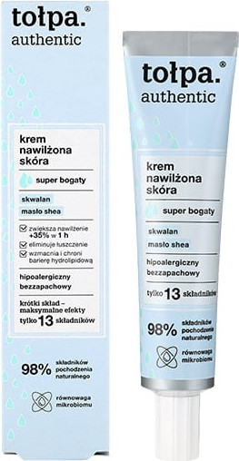 Изображение товара Крем для лица Tolpa Authentic увлажняющий супер насыщенный (40мл)
