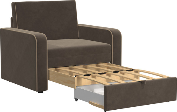 Изображение товара Кресло-кровать Bravo Мебель Марлин 800 Стандарт 4 вариант (капучино/бежевый)