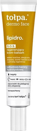 Изображение товара Крем для лица Tolpa Dermo Face Lipidro S.O.S. регенерирующий (40мл)