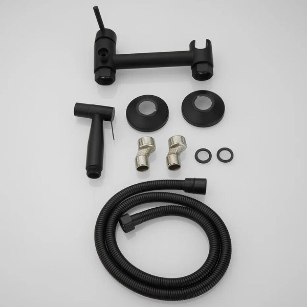 Изображение товара Гигиенический душ со смесителем Shevanik S107H (черный)