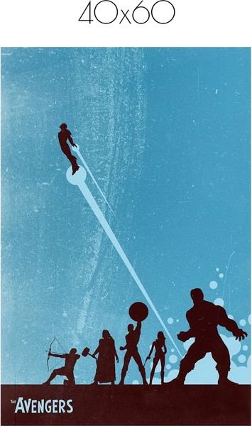 Изображение товара Постер Citydecor Мстители 3 (40x60)