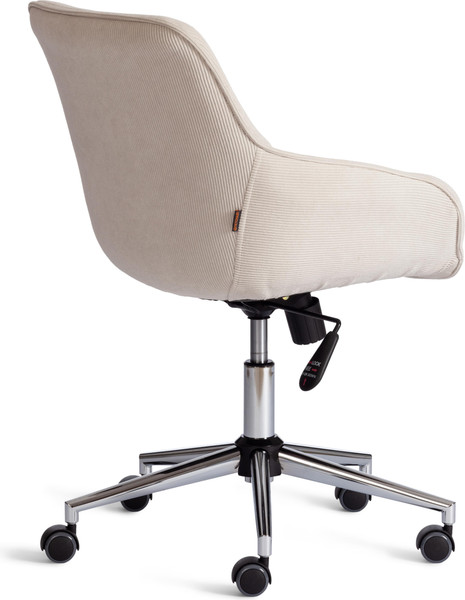 Изображение товара Кресло офисное Tetchair Dublin хром/вельвет (молочный)