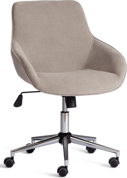 Изображение товара Кресло офисное Tetchair Dublin хром/вельвет (серый)