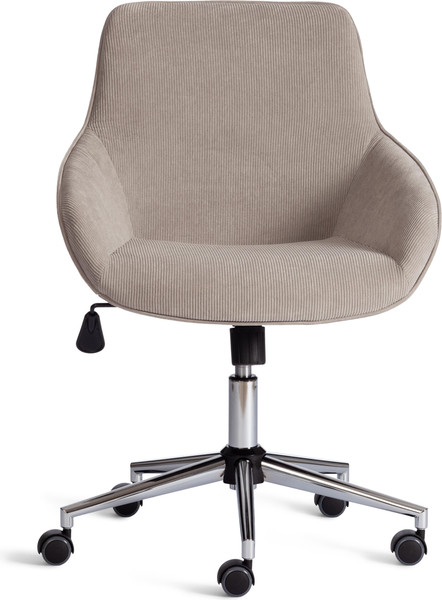 Изображение товара Кресло офисное Tetchair Dublin хром/вельвет (серый)
