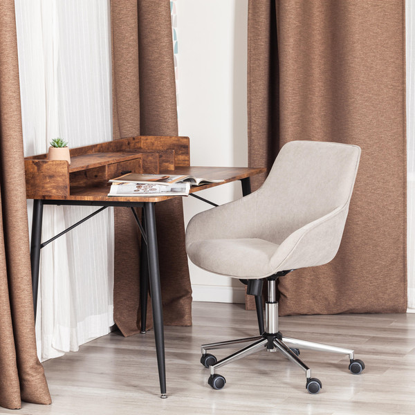 Изображение товара Кресло офисное Tetchair Dublin хром/вельвет (серый)