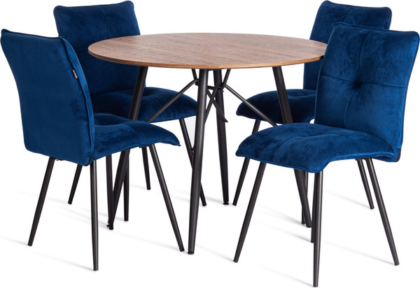 Изображение товара Стул Tetchair Sweet велюр (синий)