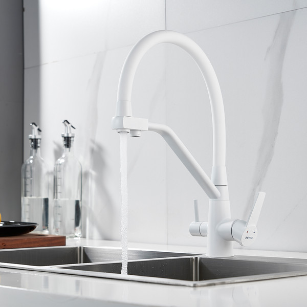 Изображение товара Смеситель Shevanik S968C (белый)