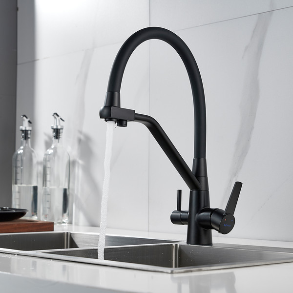 Изображение товара Смеситель Shevanik S968H (черный/матовый)