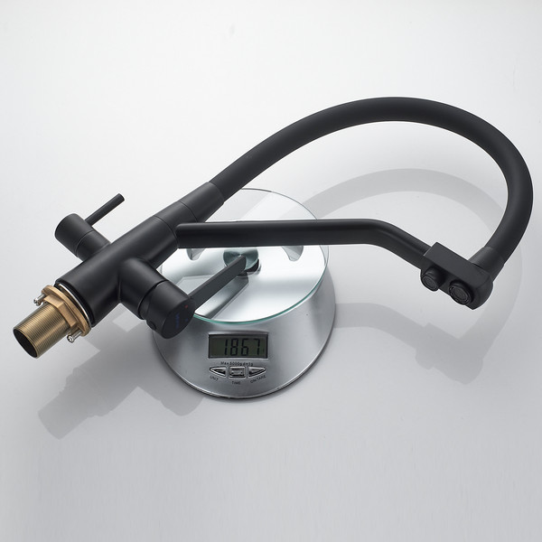 Изображение товара Смеситель Shevanik S968H (черный/матовый)