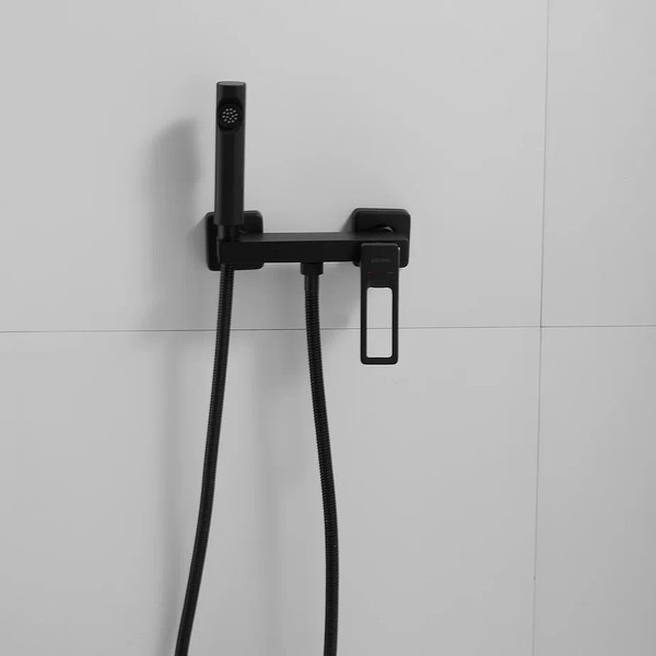 Изображение товара Гигиенический душ со смесителем Shevanik S6805H-1 (черный)