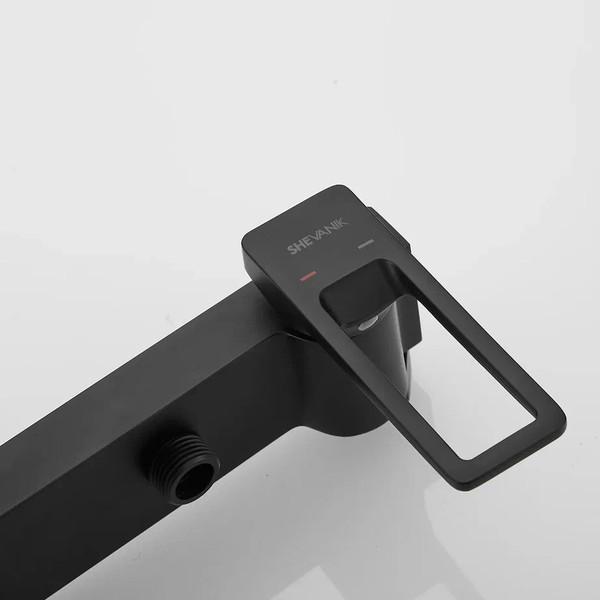 Изображение товара Гигиенический душ со смесителем Shevanik S6805H-1 (черный)