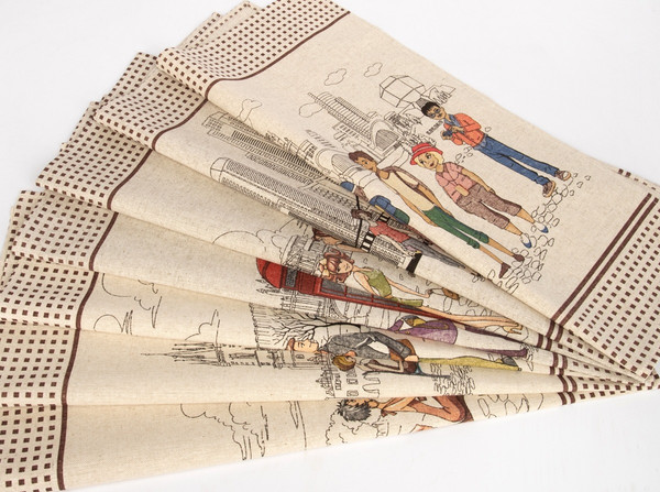 Изображение товара Набор полотенец Pole Kvetak (Беларускі лён) 46х60 24С28-ШР/рп/пфкор/к. (0 Сити 3/сорт 1)