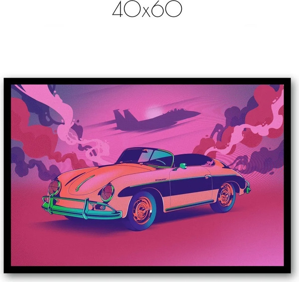 Изображение товара Постер Citydecor Порше Ретро 1 (40x60)