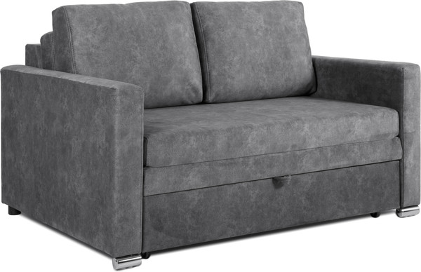 Изображение товара Диван KRONES Афродита выкатная 195x140 (велюр графит)