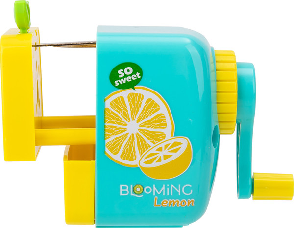 Изображение товара Точилка Deli Blooming. Лимон / 0671 (желтый/голубой)