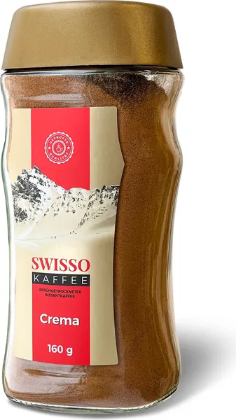 Изображение товара Кофе растворимый Swisso Kaffee Crema (160г)