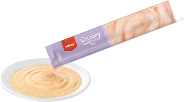 Изображение товара Лакомство для собак Wanpy Dog Нежное пюре из утки (70г)