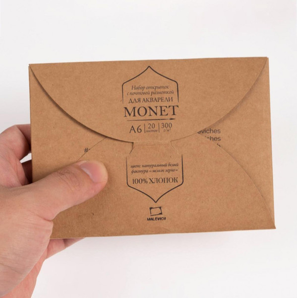 Изображение товара Набор открыток Малевичъ Monet. Fin / 401555 (20л)