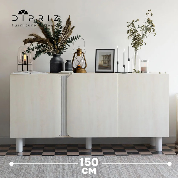 Изображение товара Тумба Dipriz Ola 3дв / Д.98020 (дуб шамони)