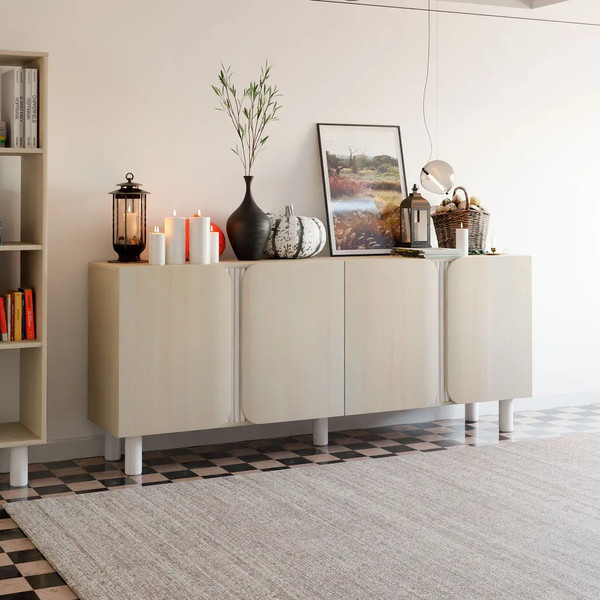 Изображение товара Тумба Dipriz Ola 4дв / Д.98021 (дуб шамони)