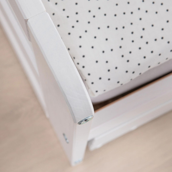 Изображение товара Двухъярусная выдвижная кровать Dipriz Бонни 90x200 / Д.80040.1 (белый воск)