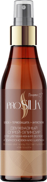 Изображение товара Спрей для волос Белита-М Prosilk Прикосновение шелка Двухфазный (250мл)