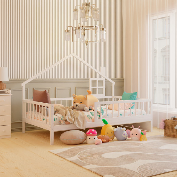 Изображение товара Кровать-тахта Dipriz Loki 90x200 / Д.80064.1 (белый)