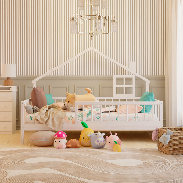 Изображение товара Кровать-тахта Dipriz Loki 90x200 / Д.80064.1 (белый)