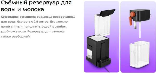 Изображение товара Кофеварка эспрессо Kitfort КТ-7554