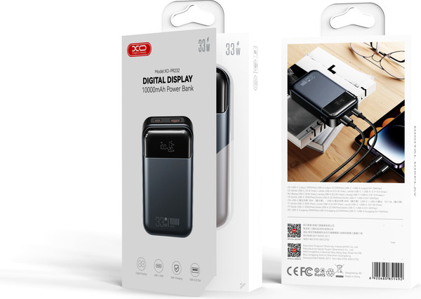 Изображение товара Портативное зарядное устройство XO PR232 10000mAh