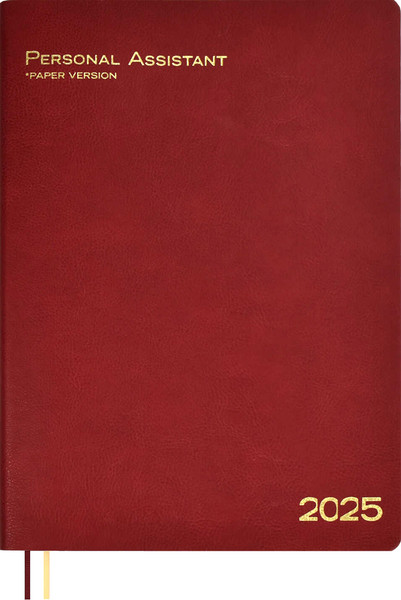 Изображение товара Ежедневник Escalada Шеврет Глосс 2025 / 66938 (120л, бордовый)