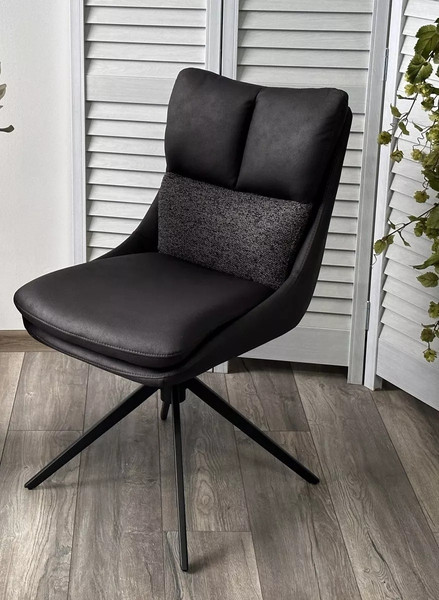 Изображение товара Стул M-City Leroy / 621M05777 (серый Maison 99/Ote Cobble 457/черный каркас)