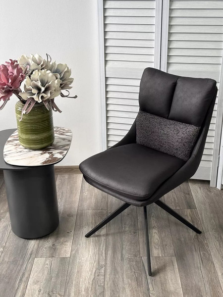 Изображение товара Стул M-City Leroy / 621M05777 (серый Maison 99/Ote Cobble 457/черный каркас)