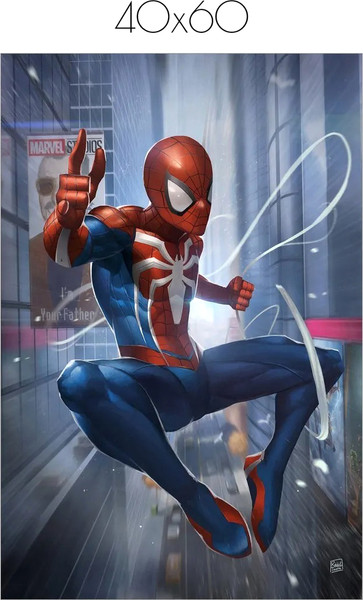 Изображение товара Постер Citydecor Человек-паук 38 (40x60)