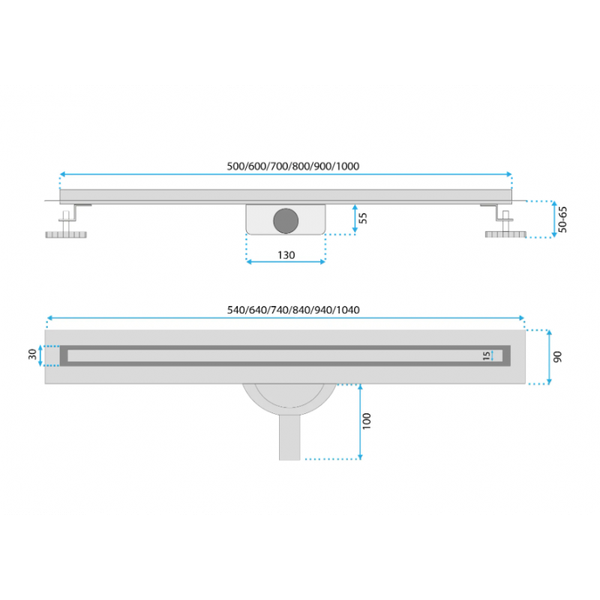 Изображение товара Трап для душа REA Neox Slim Pro 500 / REA-G5800
