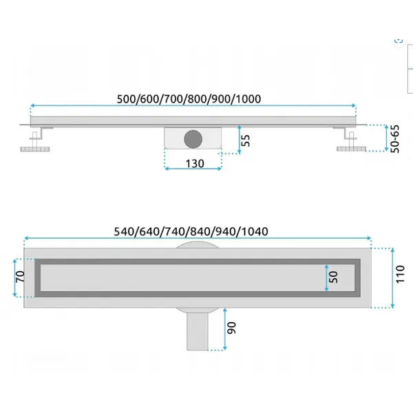 Изображение товара Трап для душа REA Neox Pro Black / REA-G7801