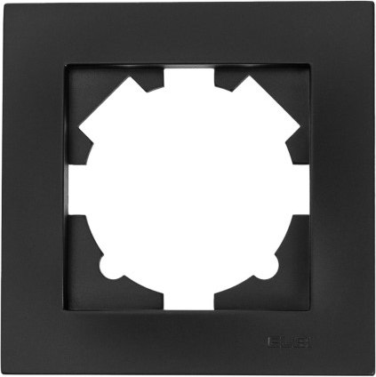 Изображение товара Рамка для выключателей и розеток El-Bi Vega / 510-014800-271 (черный)