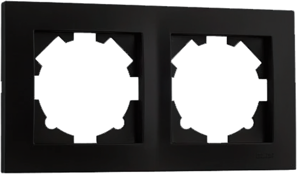 Изображение товара Рамка для выключателей и розеток El-Bi Vega / 510-014800-226 (черный)