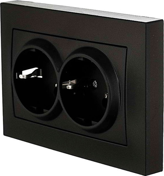Изображение товара Розетка El-Bi Vega / 510-014830-907 (черный)